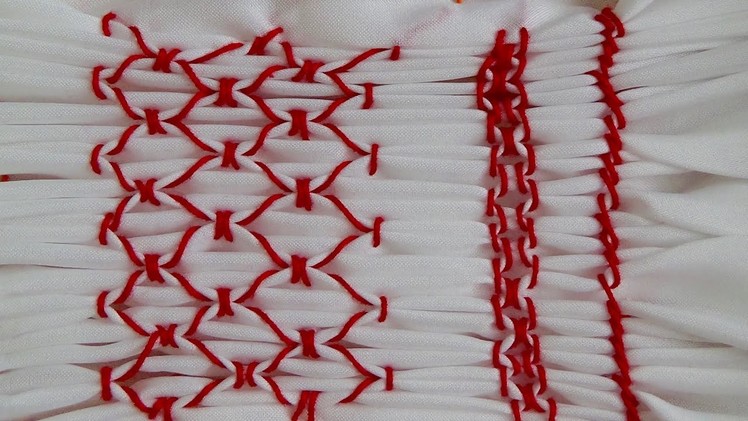 Hand Embroidery: SMOCKING Stitch (Part 1)