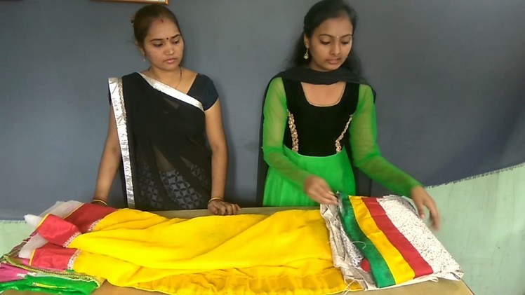 Hand made designer saree for party & wedding || In Hindi || STC : Sunita Tailoring Classes