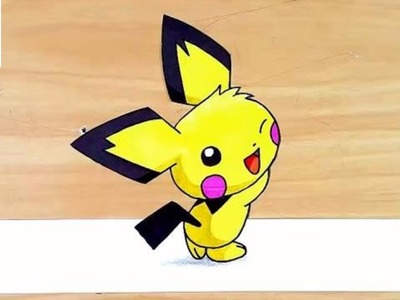 How To Draw Pikachu Pokemon 3D #2