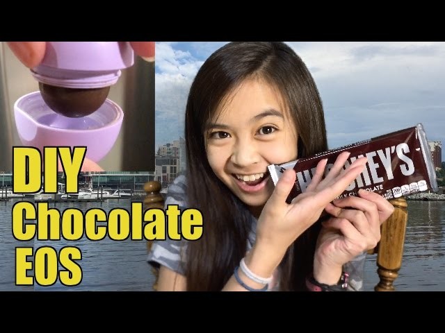 How to make DIY Chocolate EOS - Isabelle's Corner