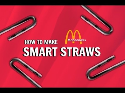 How To Make MCDONALD'S SMART STRAWS! (Only 2000 Made) | DIY