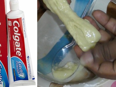 How How To Make Slime Colgate Toothpaste And Glue Without