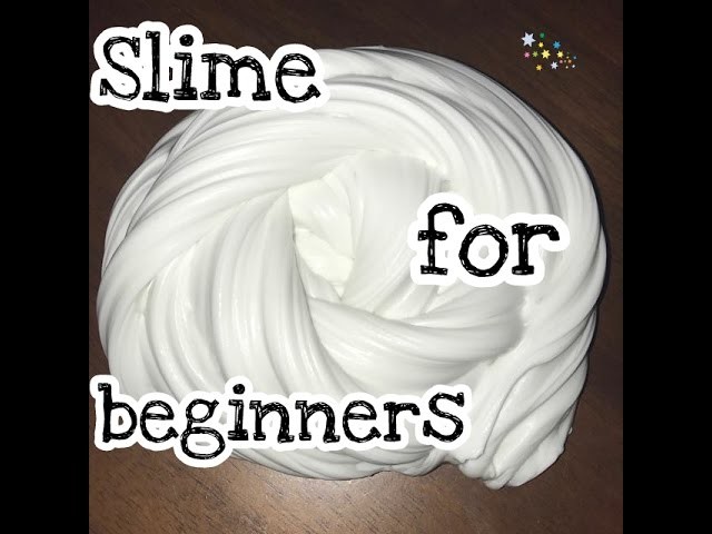 How to make slime for beginners! DIY slime with only 5 ingredients!