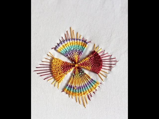 Kadai Kamal Variation, Kamali Stitch, Hand Embroidery Tutorial
