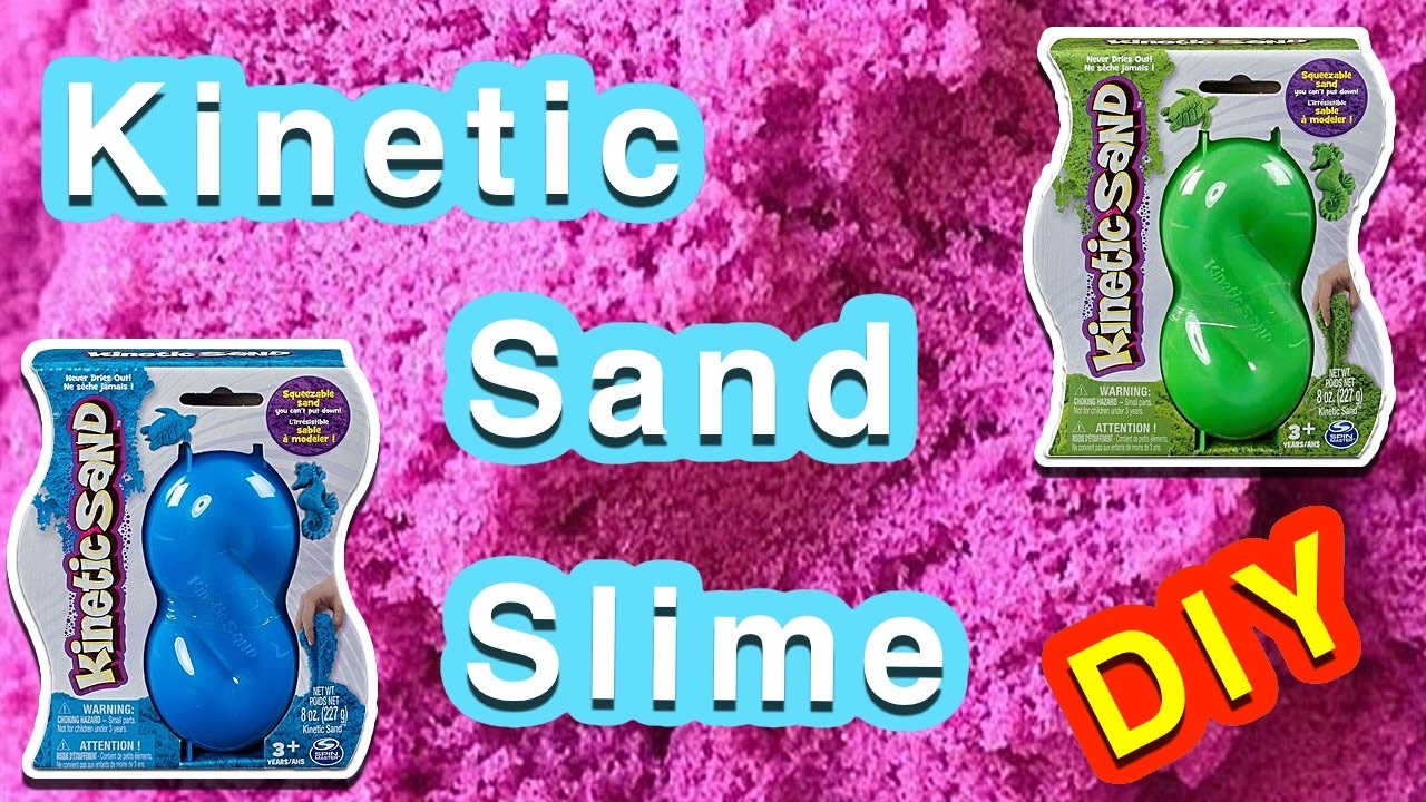 Kinetic Sand Slime How To Make Slime With Kinetic Sand