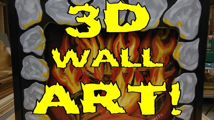 Make The Art Sherpa's Fireplace in 7-layer 3D awesomeness!