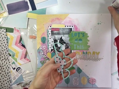 Scrapbooking Process #74- "Funday" for Clique Kits