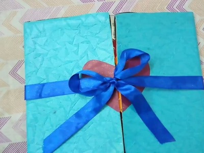 Simple. and cheap. Multi fold scrapbook card idea for mom dad anniversary | by Prashant Jaiswal