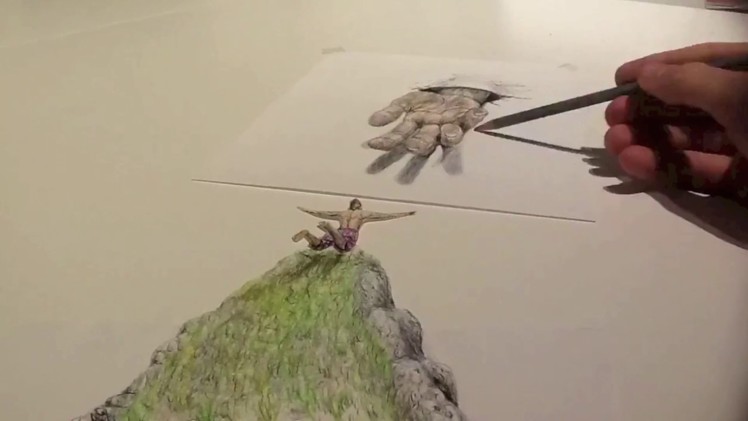 The Leap of Faith - 3D Illusion Drawing