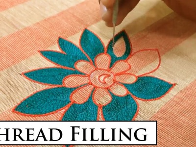 Thread Filling Work - Indian Hand Embroidery