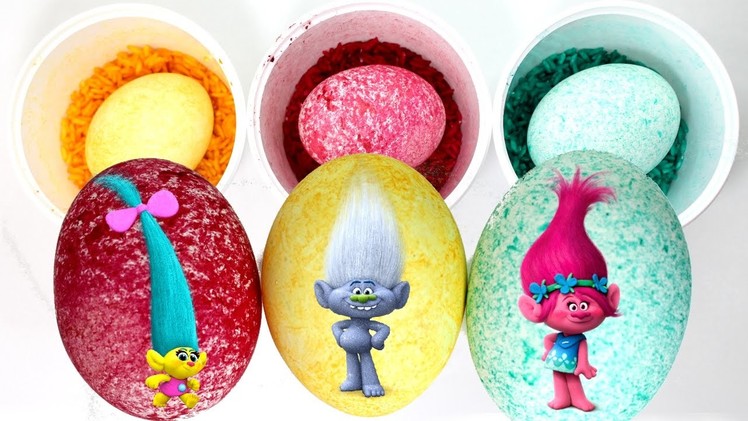 Trolls Easter Eggs - DIY Speckled Easter Egg Coloring