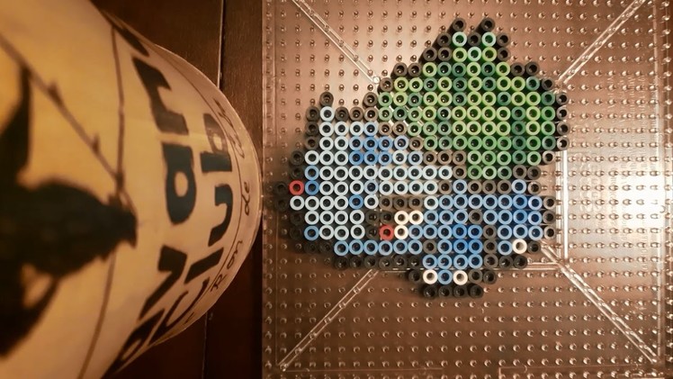 1: Bulbasaur.151 Pokemon Challenge Perler.Hama Beads