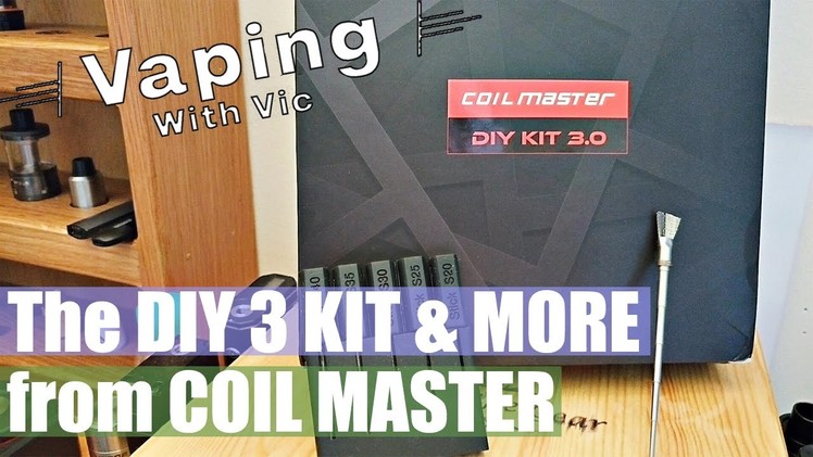 Coil Master DIY 3 Kit, Ceramic Stick and Vape Brush - Coil making accessory round up