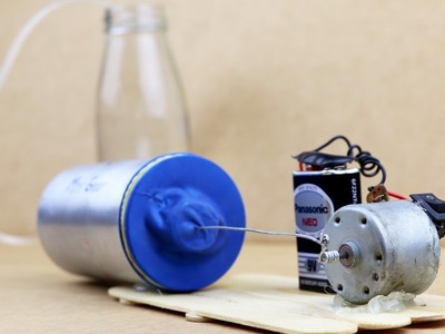 DIY 9V Battery Air-Pump Mini Gear