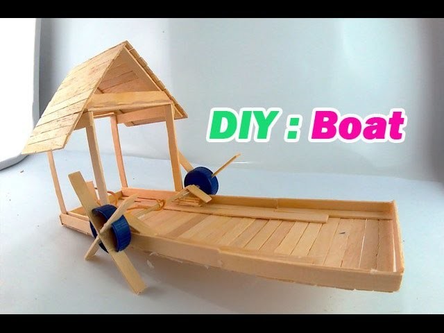 DIY Boat Using Popsicle Sticks