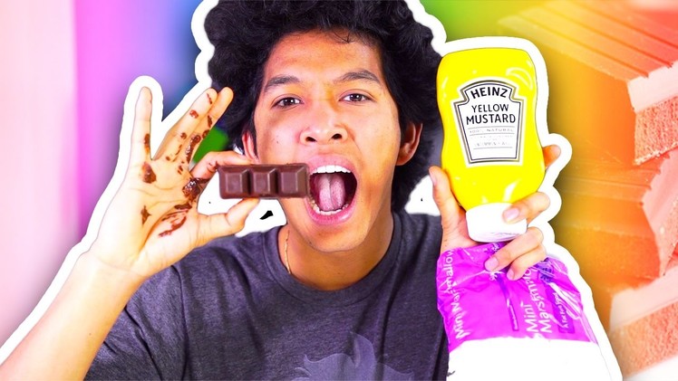 DIY CHOCOLATE MAKER WITH REALLY WEIRD THINGS!!