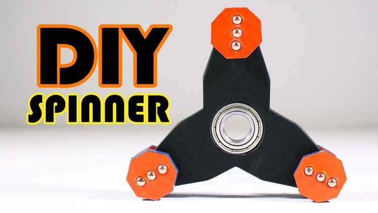 DIY Fidget Spinner From Cardboard