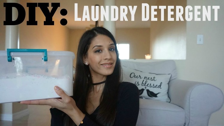 DIY: How to make laundry detergent |1 Year worth for $30!
