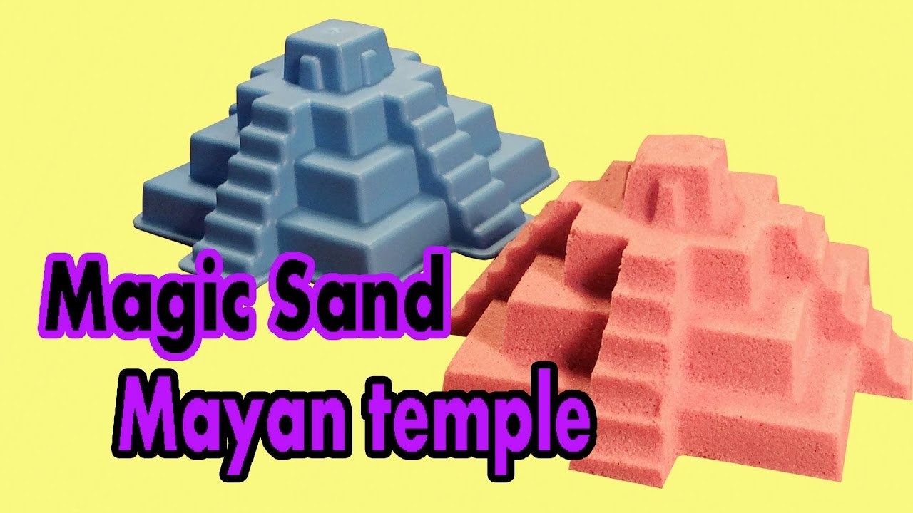 DIY How To Make Pyramid Kinetic Sand - Magic Sand And Toys - NAL Clay