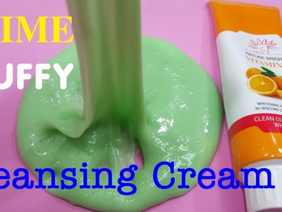 Diy How To make Slime Fluffy With Cleansing Cream ,No Borax