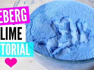 DIY Instagram ICEBERG Slime TESTED!. HOW TO MAKE ICEBERG SLIME OFFICIAL RECIPE