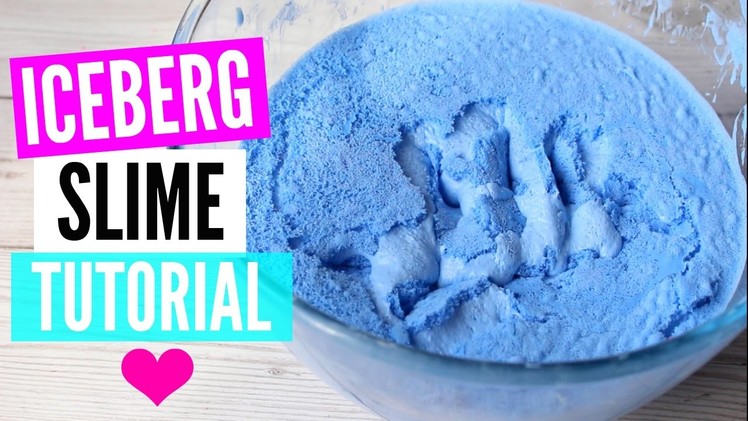 DIY Instagram ICEBERG Slime TESTED!. HOW TO MAKE ICEBERG SLIME OFFICIAL RECIPE
