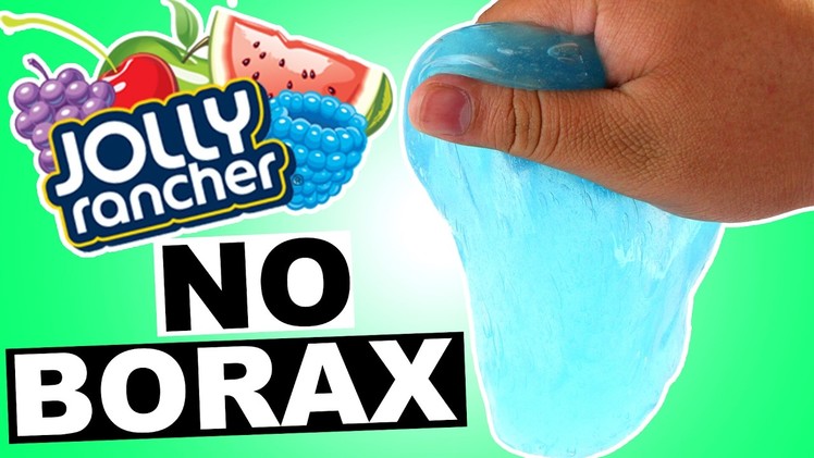 DIY | Jolly Rancher Jiggly Slime - HOW TO MAKE JIGGLY SLIME! HOW TO MAKE SLIME WITHOUT BORAX!!!