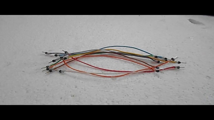 DIY Making Jumper Wires For Breadboard