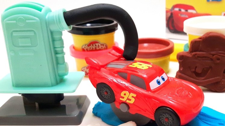 DIY Play Doh Cars 3 Lightning McQueen and Mater Create Play Doh Disney Pixar Cars Nursery Rhymes