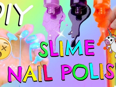 DIY Slime NAIL POLISH Without Glue I Schleim aus Nagellack selber machen I PatDIY
