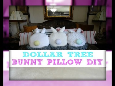 Dollar Tree Bunny Pillow DIY