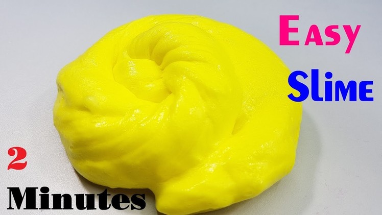 Easy Fluffy Slime only in 2 Minutes !!!