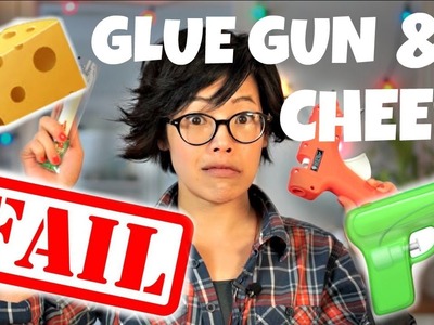 GLUE GUN & CHEESE | DIY Fondoodler | extrude melted cheese