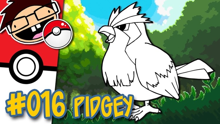 How to Draw #016 PIDGEY | Narrated Easy Step-by-Step Tutorial | Pokemon Drawing Project