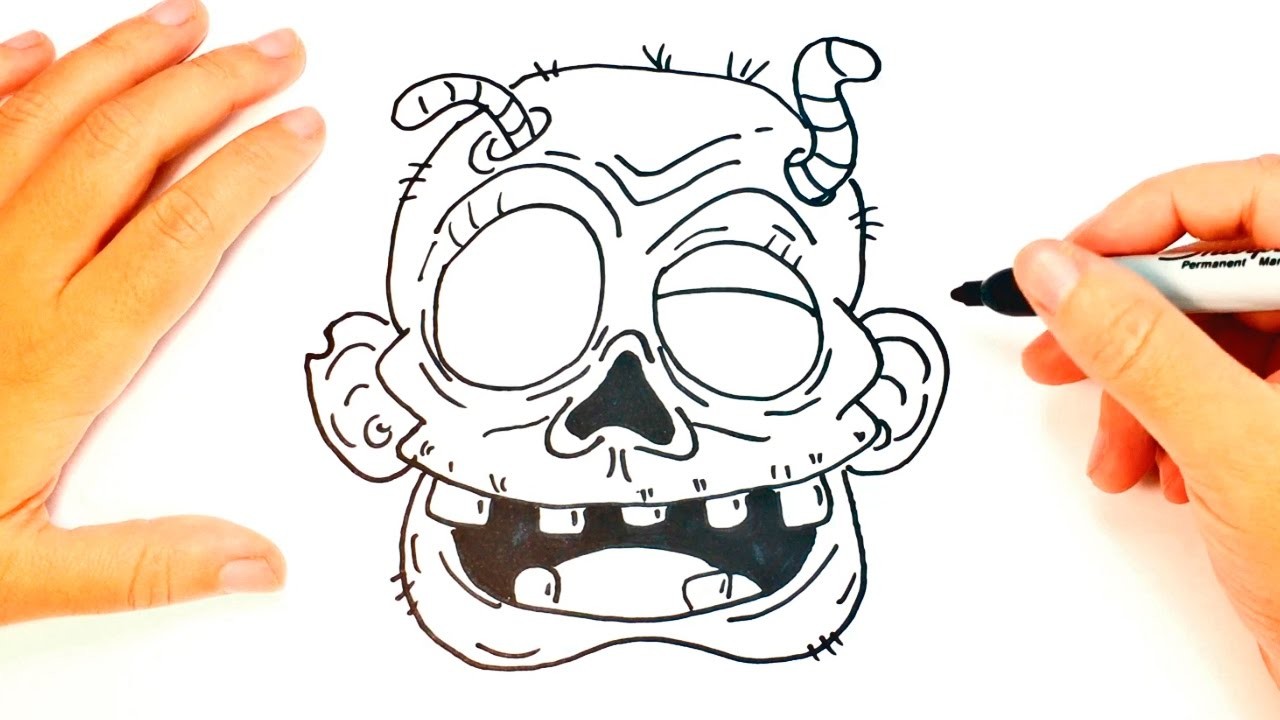 How To Draw A Zombie Easy