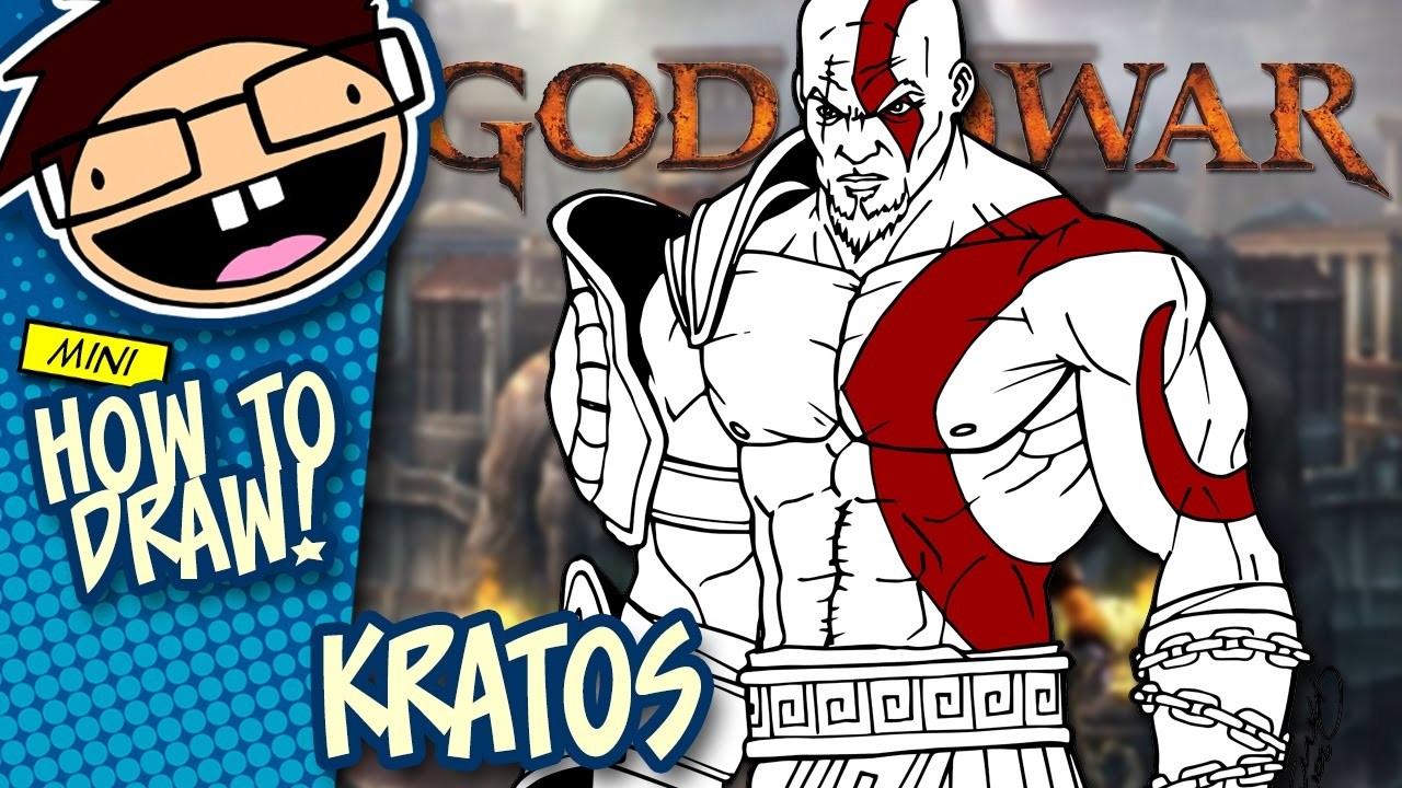 How to Draw KRATOS (God of War), Narrated Easy StepbyStep Tutorial