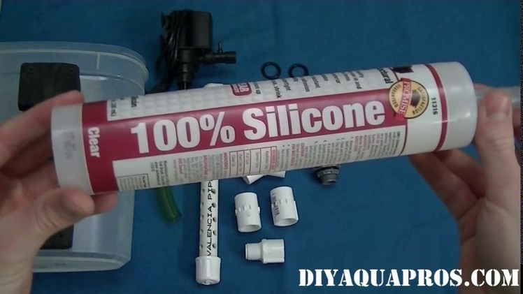 How To Make׃ DIY Hang On Back Filter HOB Aquarium Filter