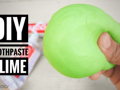How to make TOOTHPASTE SLIME without GLUE - Very Simple