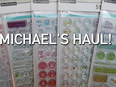 Michael's Haul | Planner Stamps