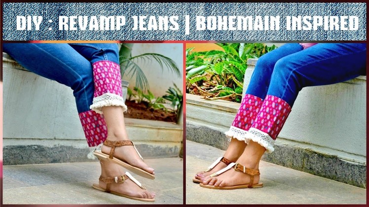 NO SEW STYLISH SUMMER JEANS | REVAMP JEANS | DIY.