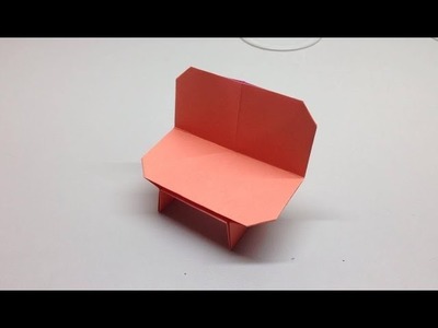 摺紙長椅教學 Origami bench tutorial