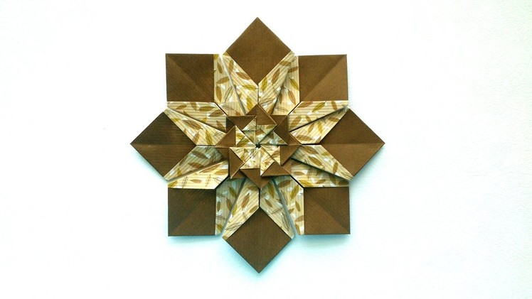 Origami Decor tutorial - Origami Mandala