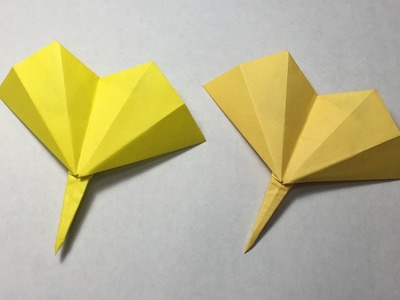 Origami Leaf Tutorial. Ginkgo Biloba