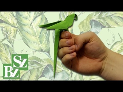 Origami: Papagei falten