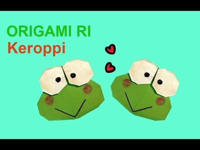 Origami Ri- Keroppi 可洛比 (卡通摺紙)