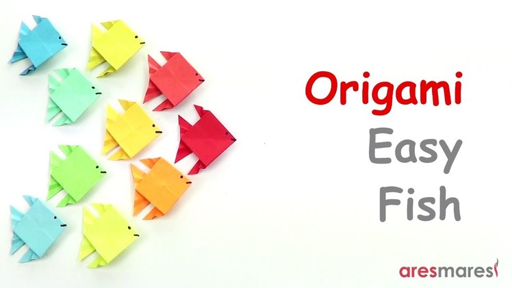 Origami Simple Fish (easy - single sheet)