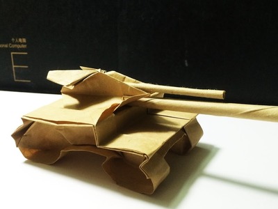 Origami tank double gun barrel 2017
