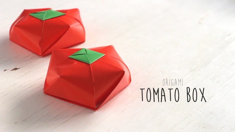 Origami Tomato Box