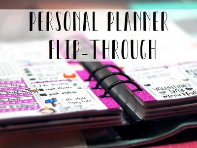 Personal Planner Flip-Through - 8 Months of Spreads!
