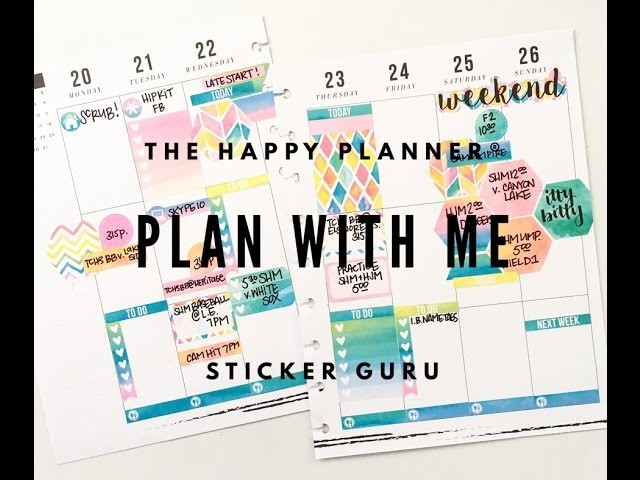 Plan With Me: March 20-26, 2017 {Classic Happy Planner® Style}